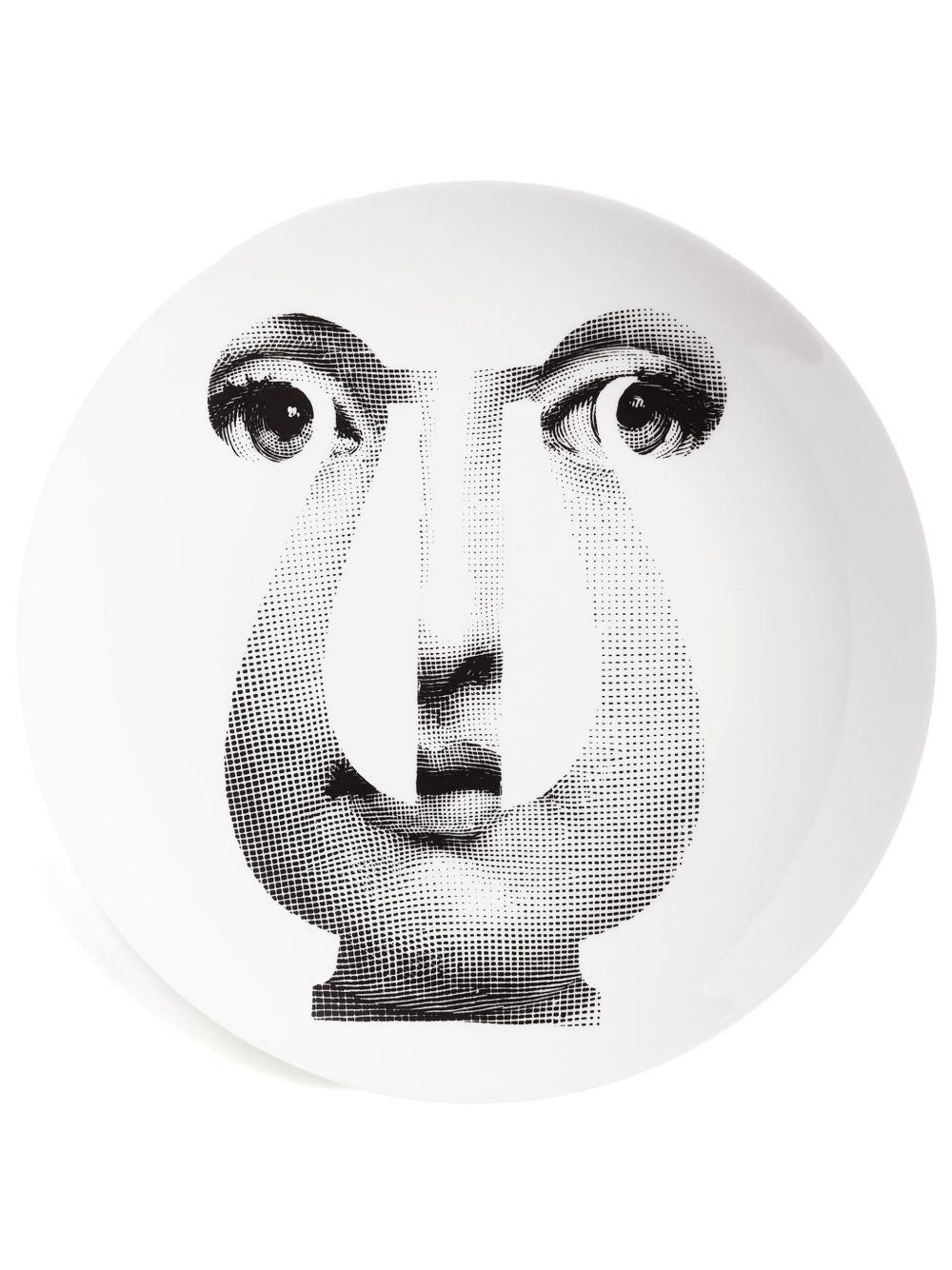 Fornasetti Tema E Variazioni 陶瓷餐盘（26厘米） - 白色