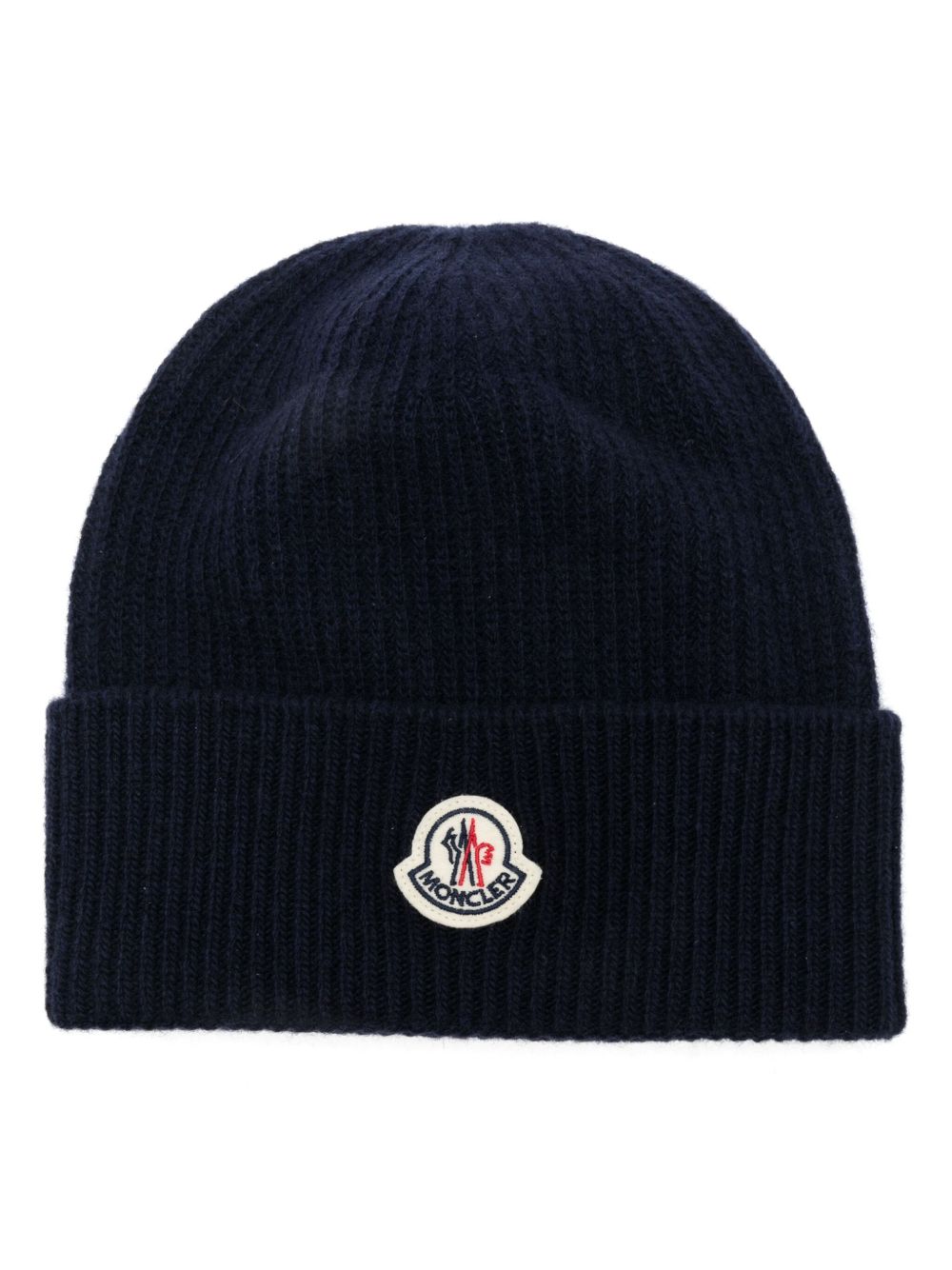 Moncler 标贴套头帽 - 蓝色