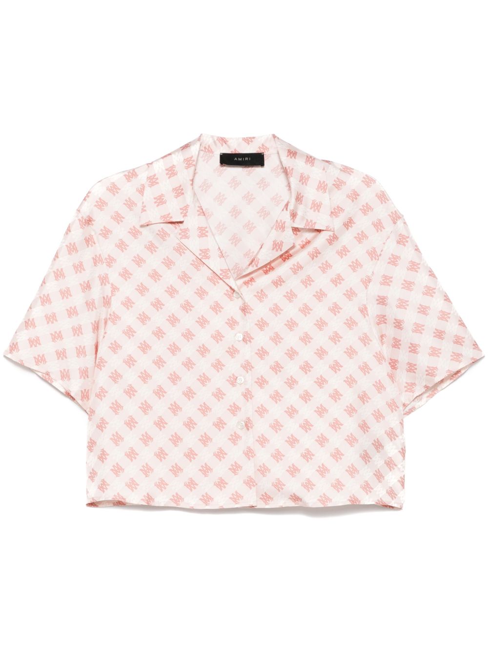 AMIRI MA logo印花衬衫 - 粉色