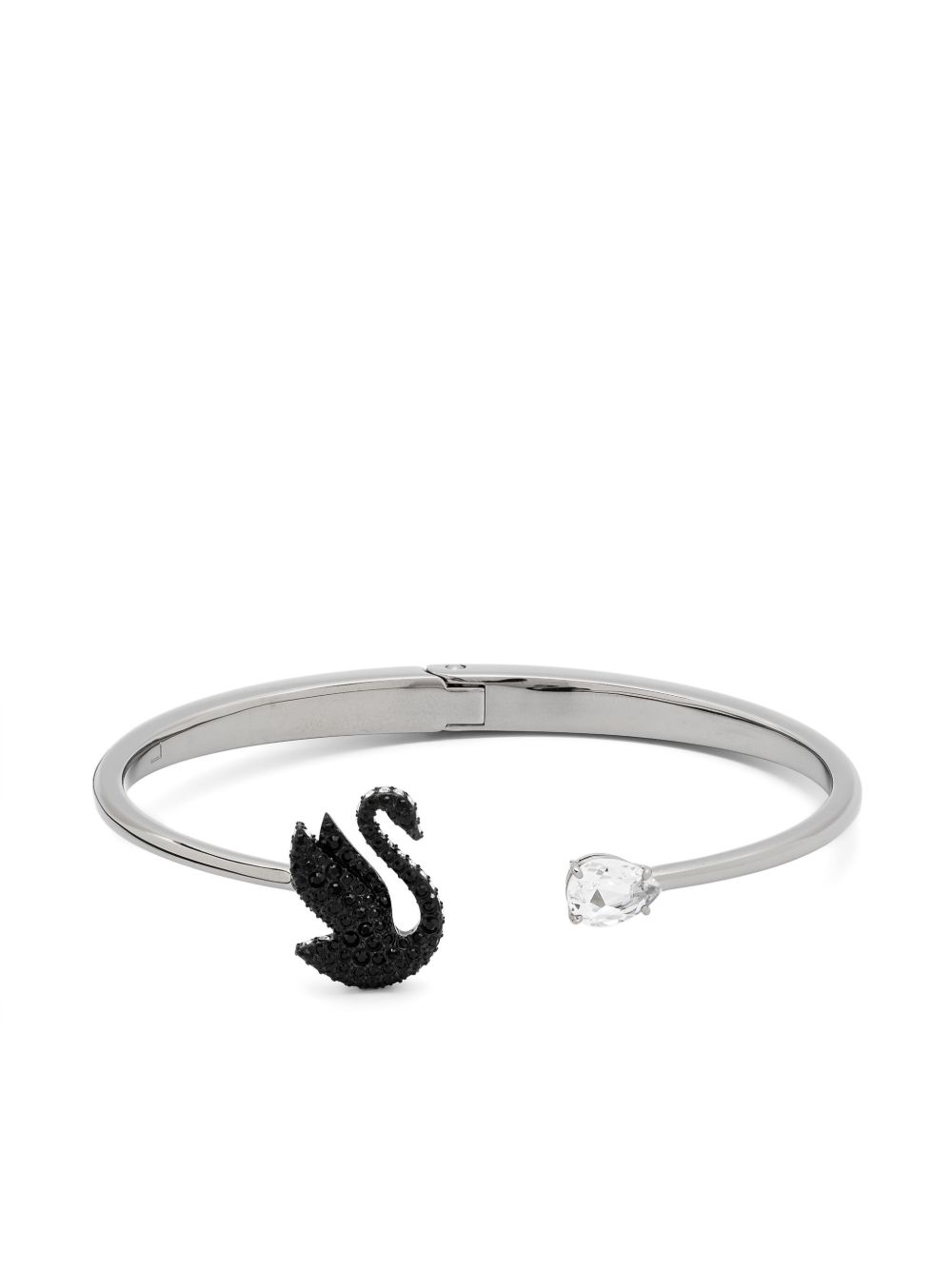 Swarovski Swan 手镯 - 银色