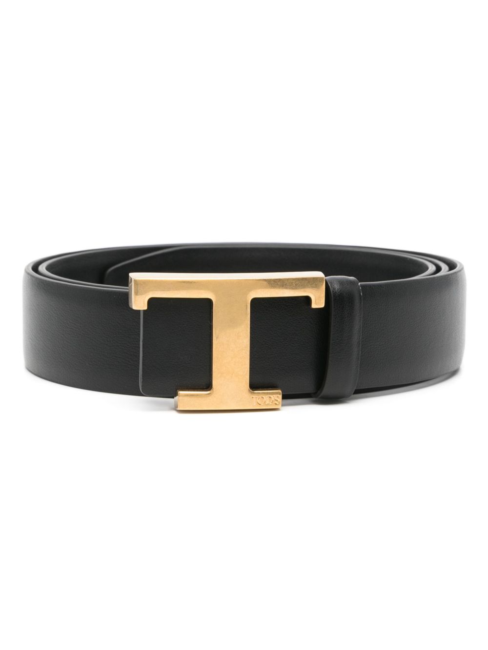 Tod's T Timeless 双面腰带 - 黑色