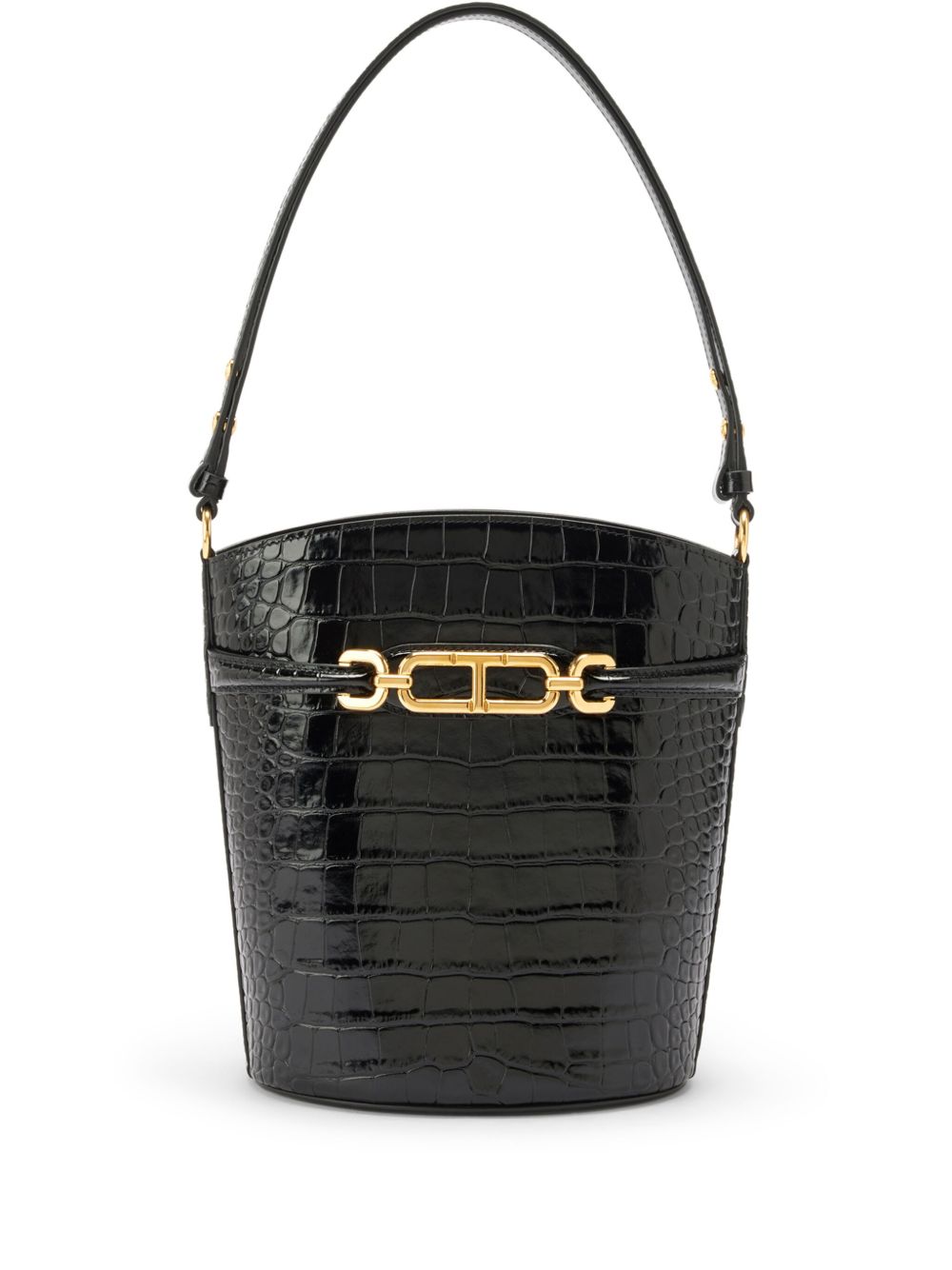 TOM FORD Whitney 中号水桶包 - 黑色