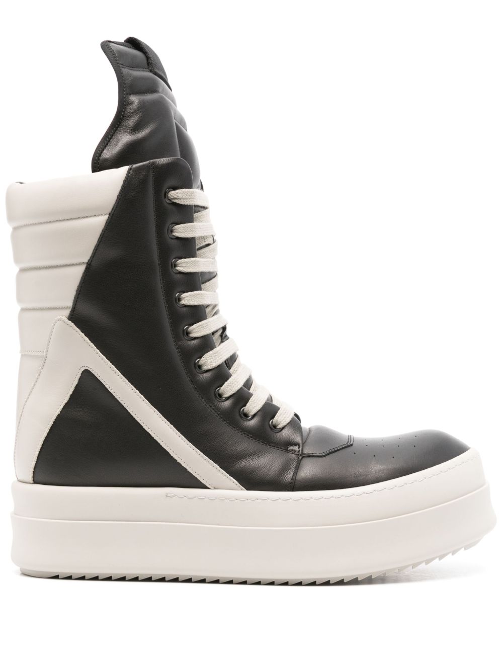 Rick Owens Mega Geobaskets 运动鞋 - 黑色