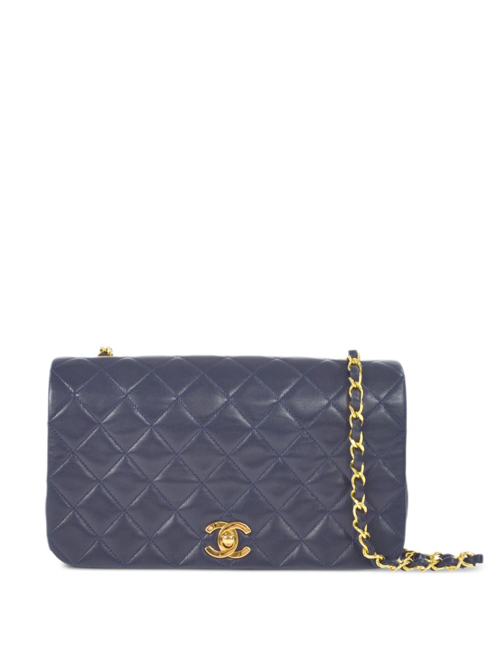 CHANEL Pre-Owned 1990 Full Flap shoulder bag - 蓝色