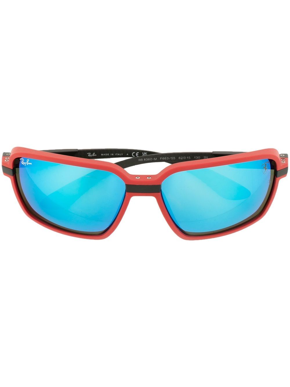 Ray-Ban x Scuderia Ferrari 有色镜片太阳眼镜 - 黑色