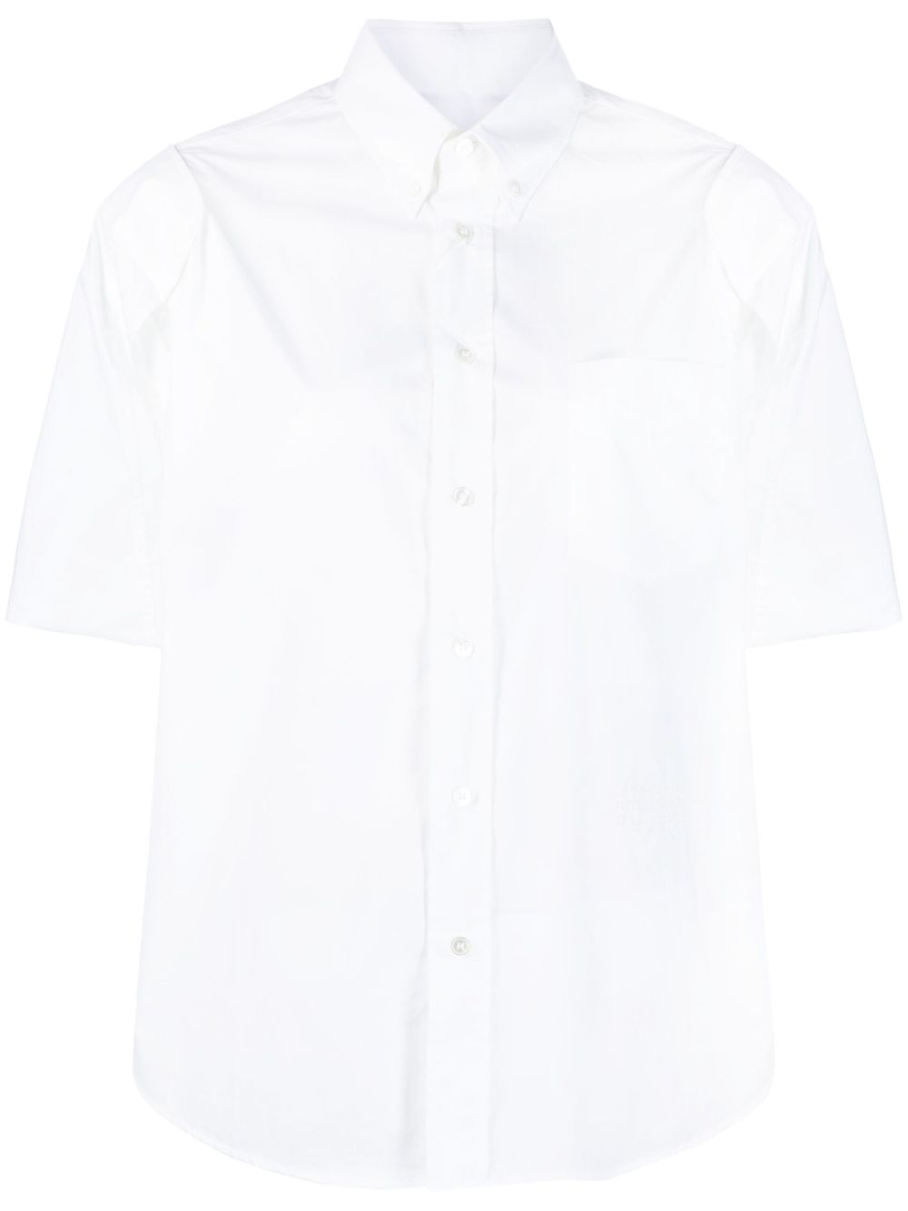 MM6 Maison Margiela 短袖棉衬衫 - 白色