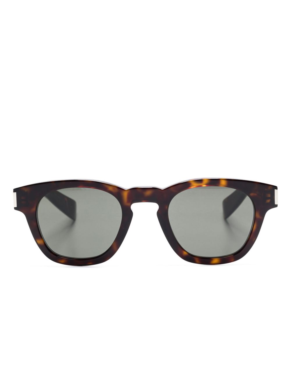 Saint Laurent Eyewear 方框太阳眼镜 - 褐色