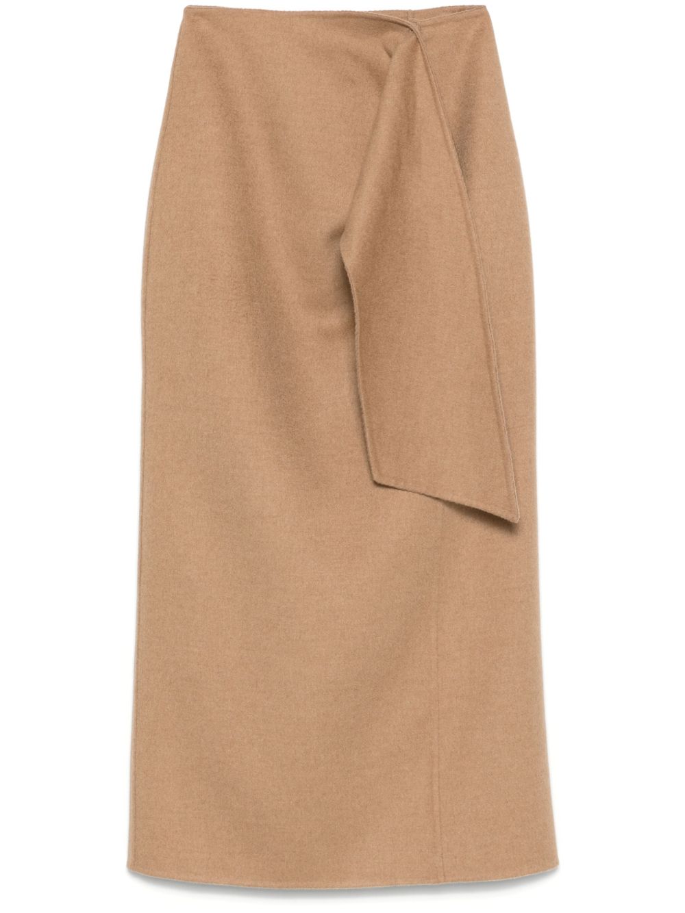 Max Mara Acline 中长半身裙 - 褐色