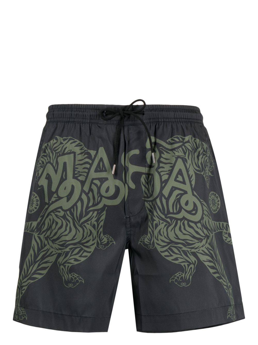 Maharishi Maharishi Muay Thai 泳裤 - 黑色