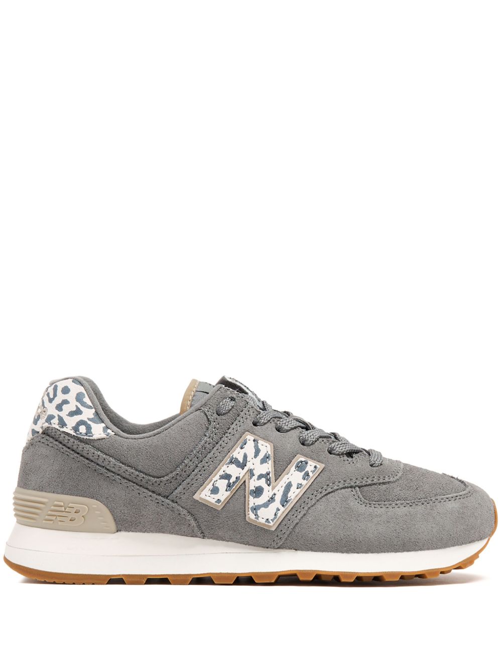 New Balance 574 Leopard 运动鞋 - 灰色