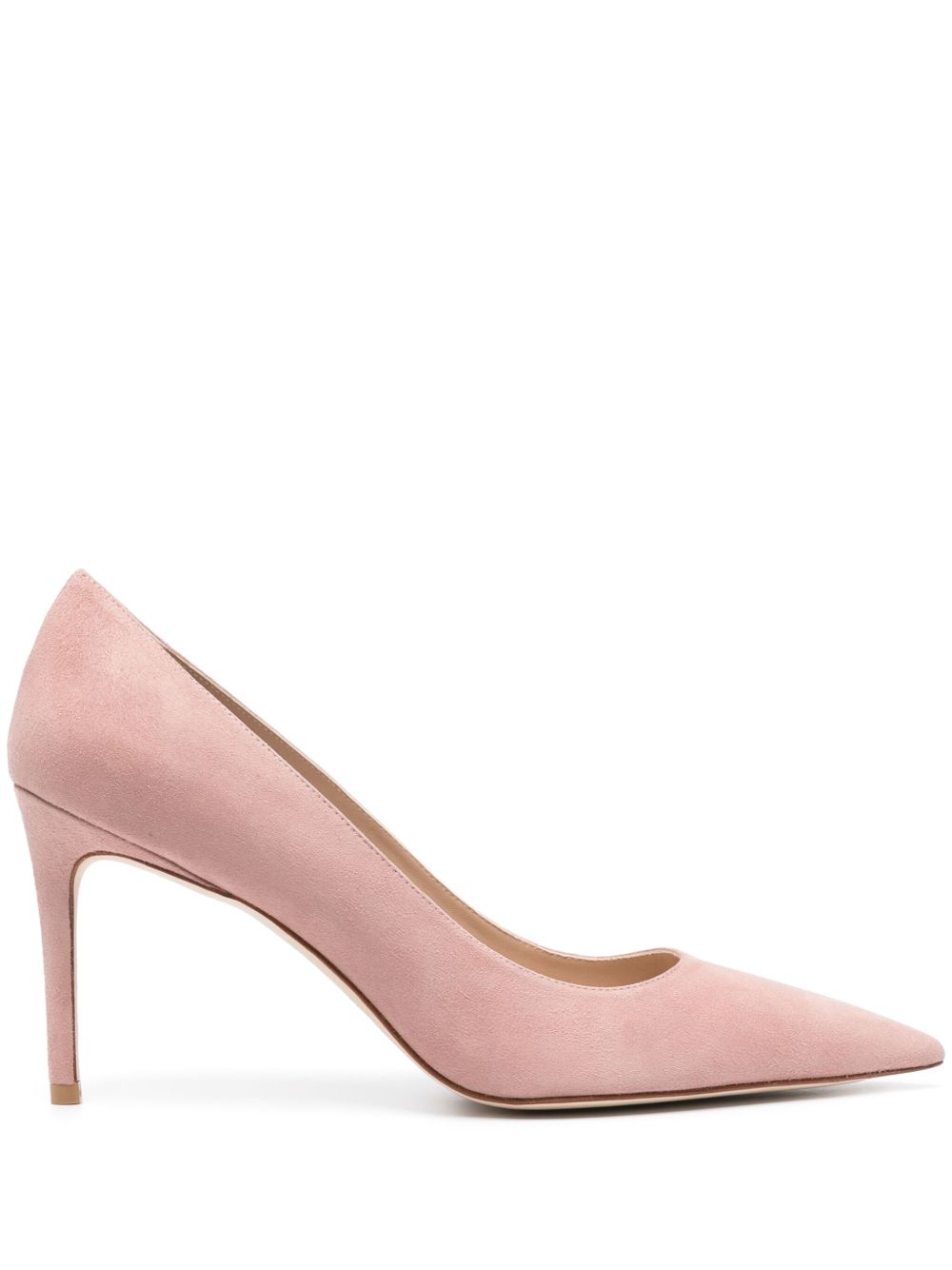 Stuart Weitzman Stuart 绒面皮高跟鞋 - 粉色