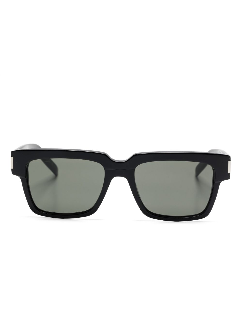 Saint Laurent Eyewear 方框太阳眼镜 - 黑色