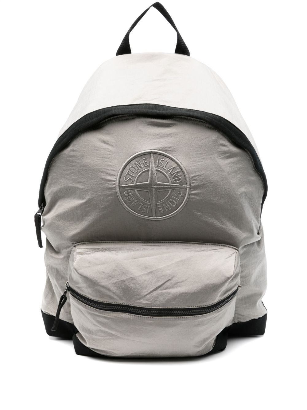 Stone Island 罗盘图案双肩包 - 灰色