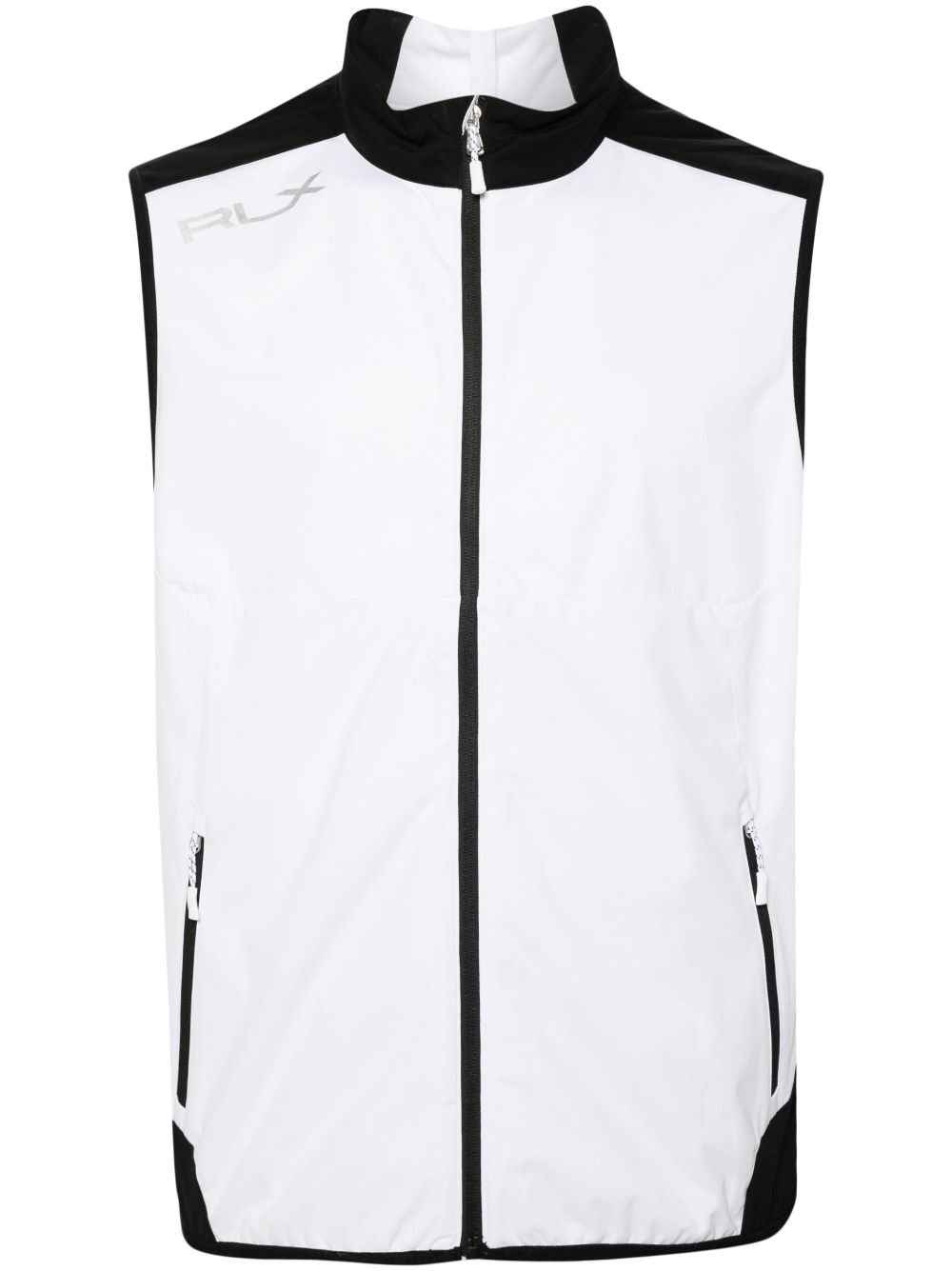 RLX Ralph Lauren logo印花对比马甲 - 白色