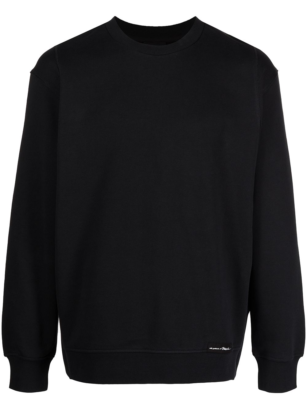 3.1 Phillip Lim logo贴花卫衣 - 黑色