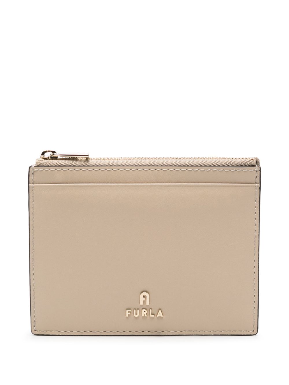 Furla Camelia 皮质卡夹 - 中性色