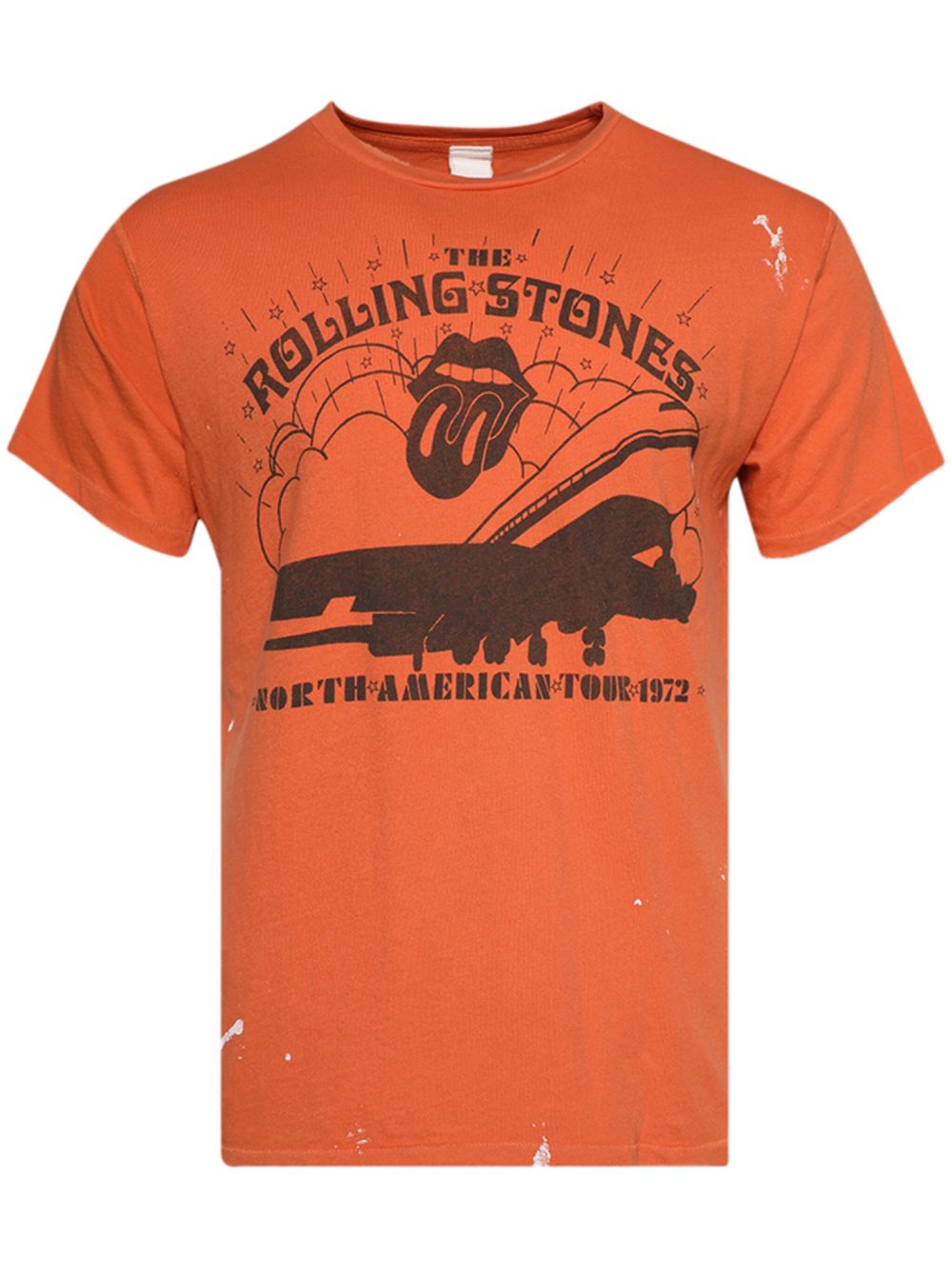 MadeWorn The Rolling Stones 棉T恤 - 橘色