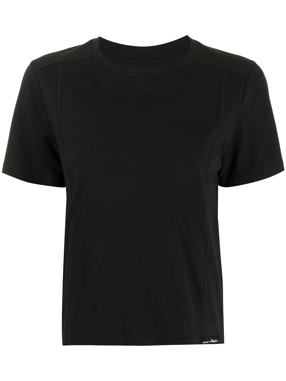 3.1 Phillip Lim Essential 标贴T恤 - 黑色
