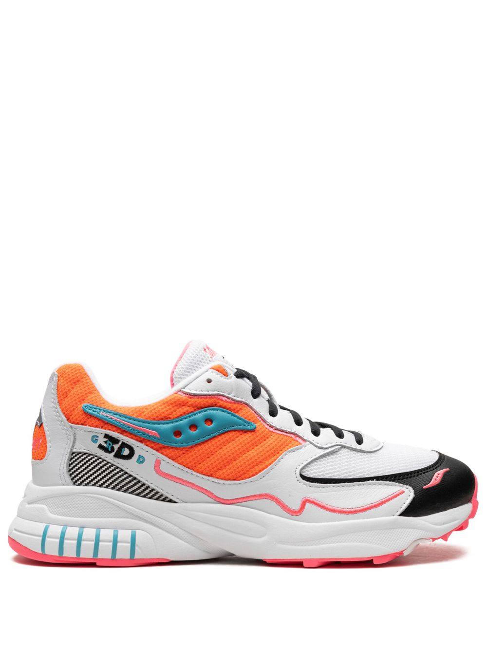 Saucony 3D Grid Hurricane Orange 运动鞋 - 橘色