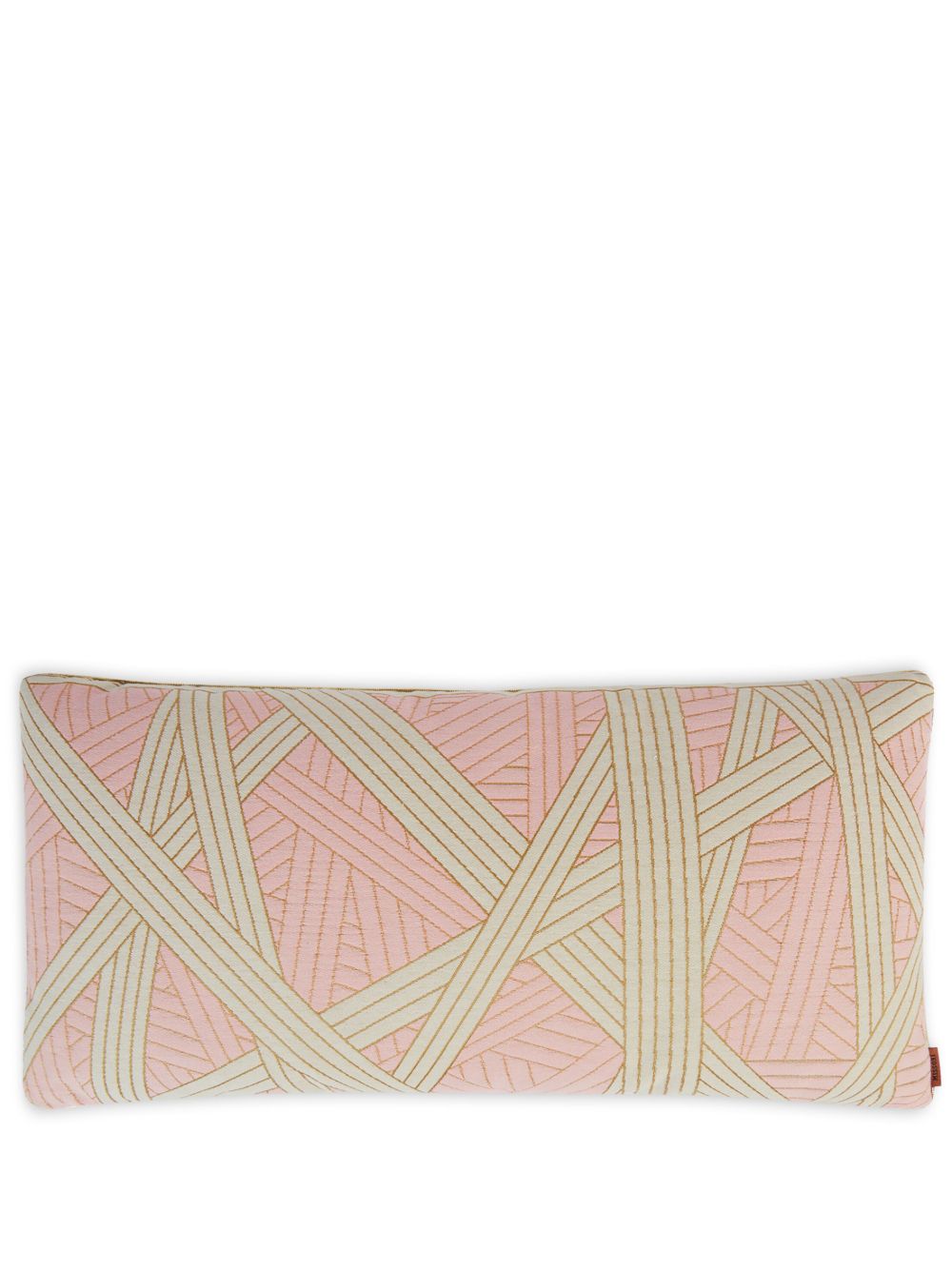 Missoni Home Nastri 多条纹抱枕 - 粉色