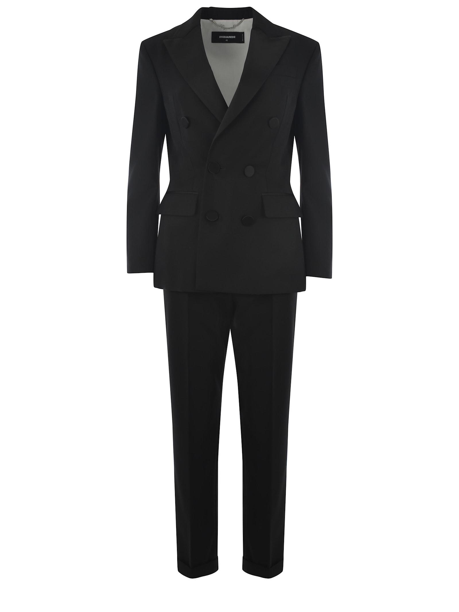 Dsquared2 Boston Double-breasted Satin Suit