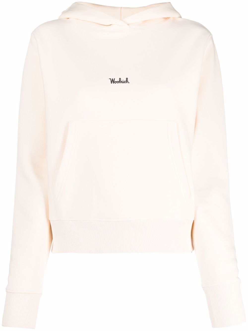 Woolrich logo印花连帽衫 - 中性色