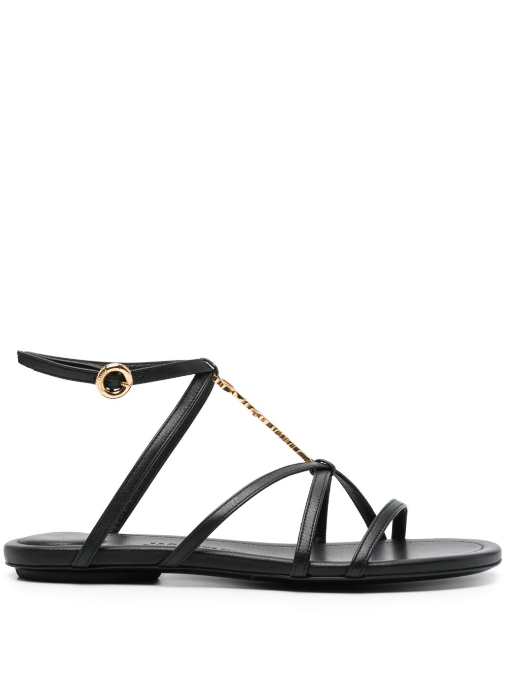 Jacquemus Les sandales Pralu 皮质凉鞋 - 黑色