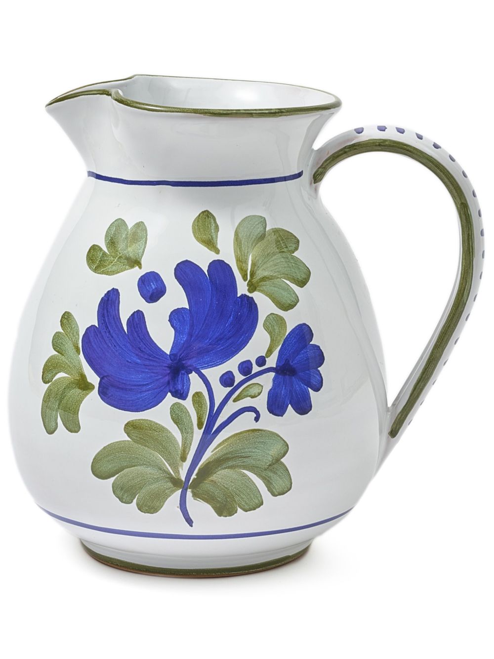 Cabana Blossom ceramic jug - 白色