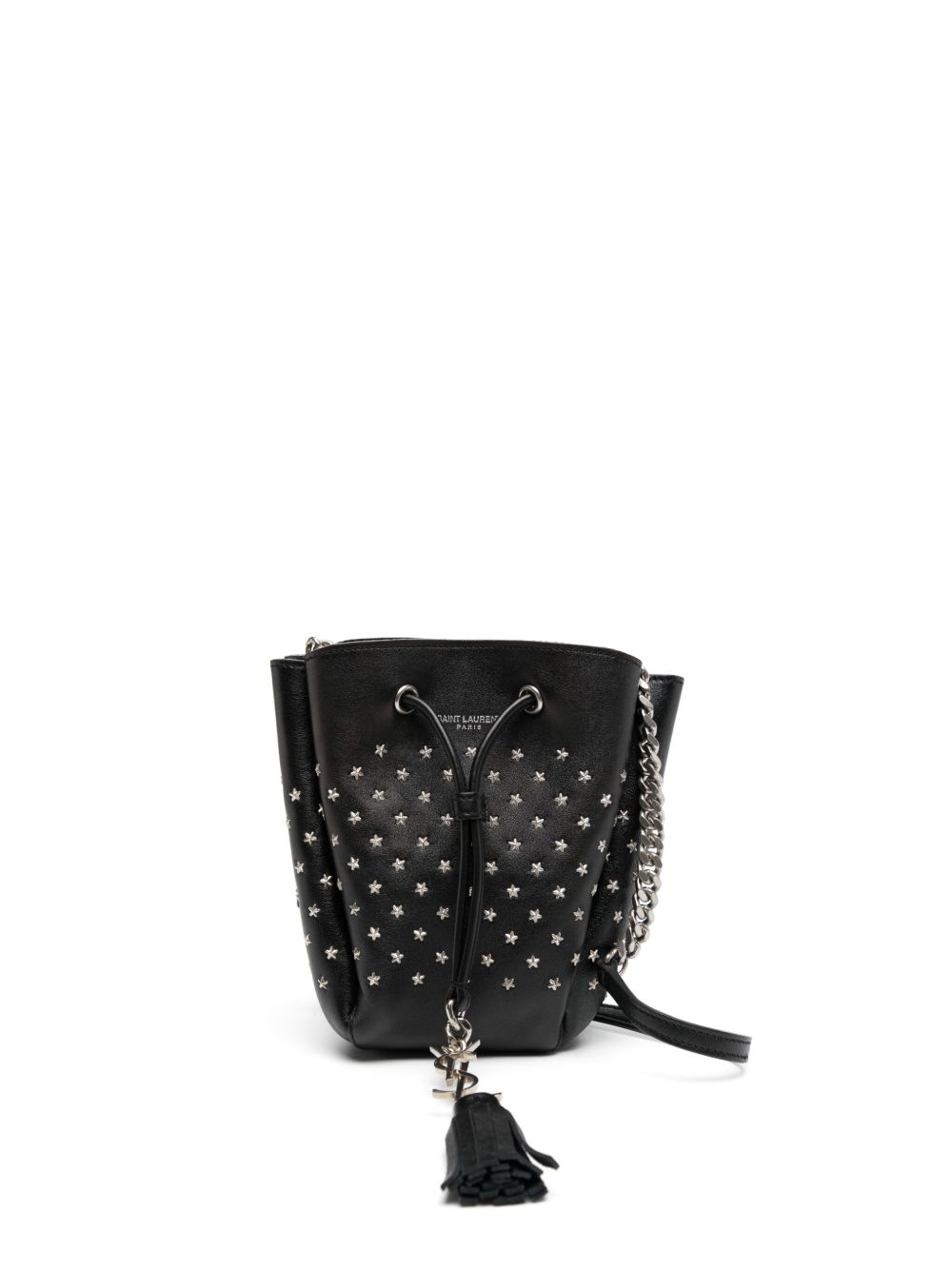 Saint Laurent Pre-Owned Emmanuelle 小号水桶包 - 黑色