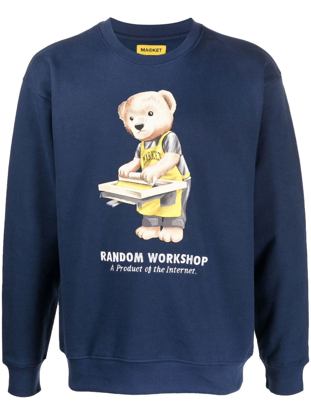 MARKET Random Workshop 印花卫衣 - 蓝色