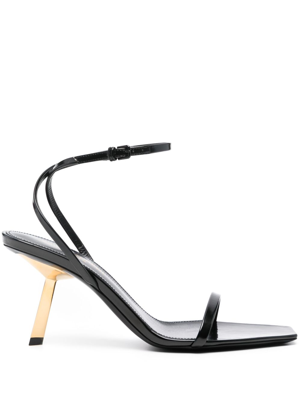 Saint Laurent Lee 高跟凉鞋（7.5厘米） - 黑色