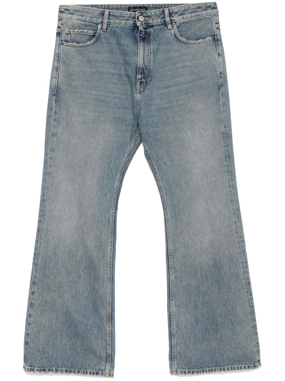 Balenciaga 牛仔喇叭裤 - 蓝色