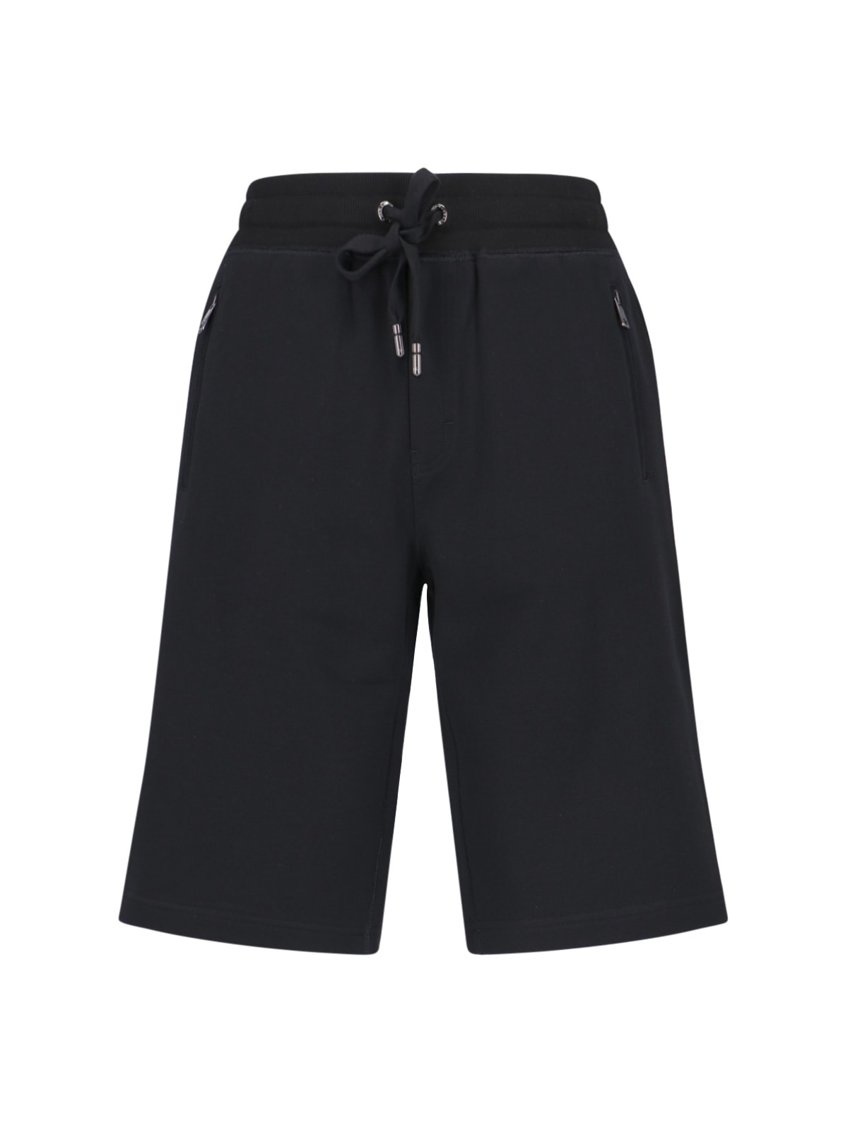 Dolce & Gabbana 针织运动百慕大短裤（Logo饰牌款）