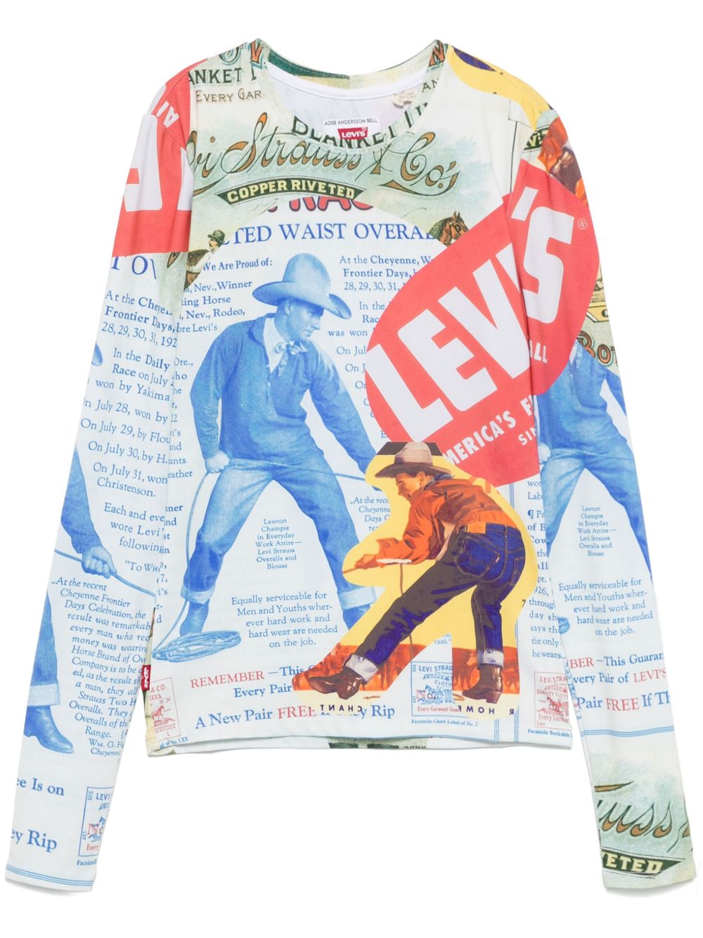 Andersson Bell x Levi's Second Skin 上衣 - 蓝色