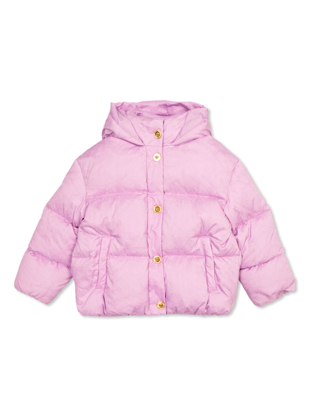 Versace Kids Medusa 纽扣夹克 - 粉色