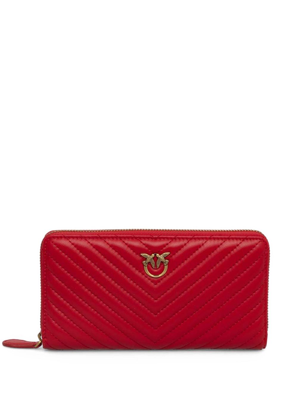 PINKO Love Birds long wallet - 红色