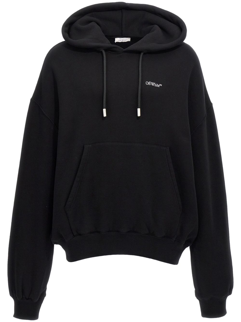 Off-White 立体logo连帽衫 - 黑色
