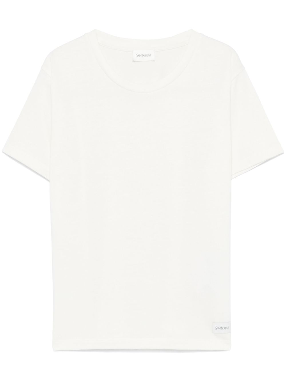 Saint Laurent logo吊牌T恤 - 白色