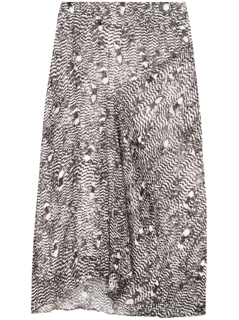 ISABEL MARANT Lisanne 中长半身裙 - 黑色