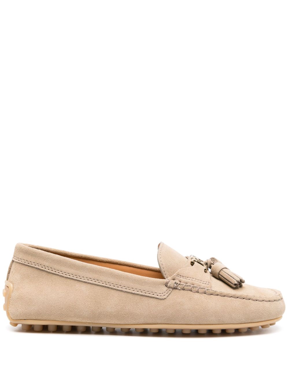 Tod's Gommino 绒面皮乐福鞋 - 中性色