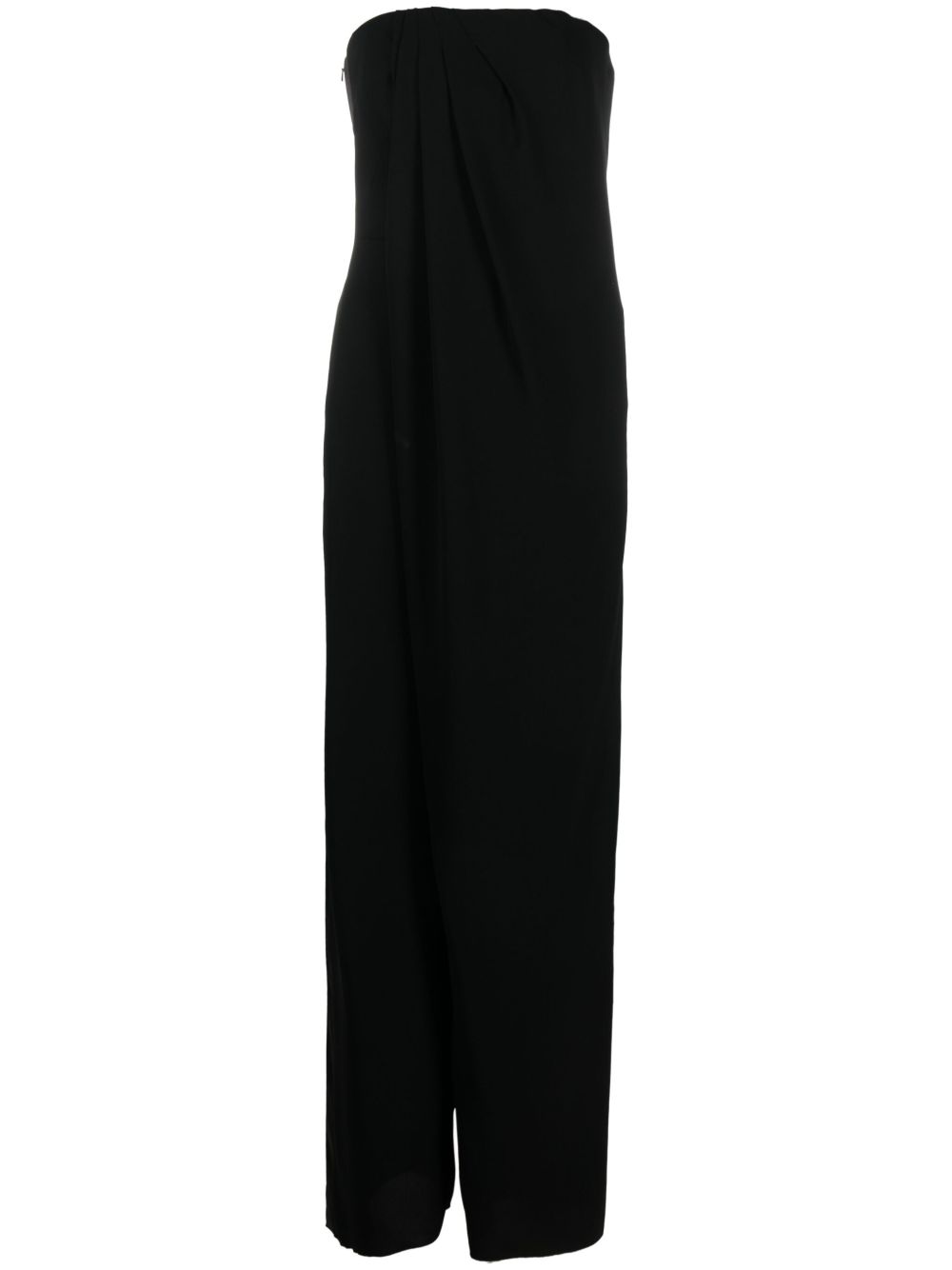 Max Mara 紧胸衣式连体长裤 - 黑色