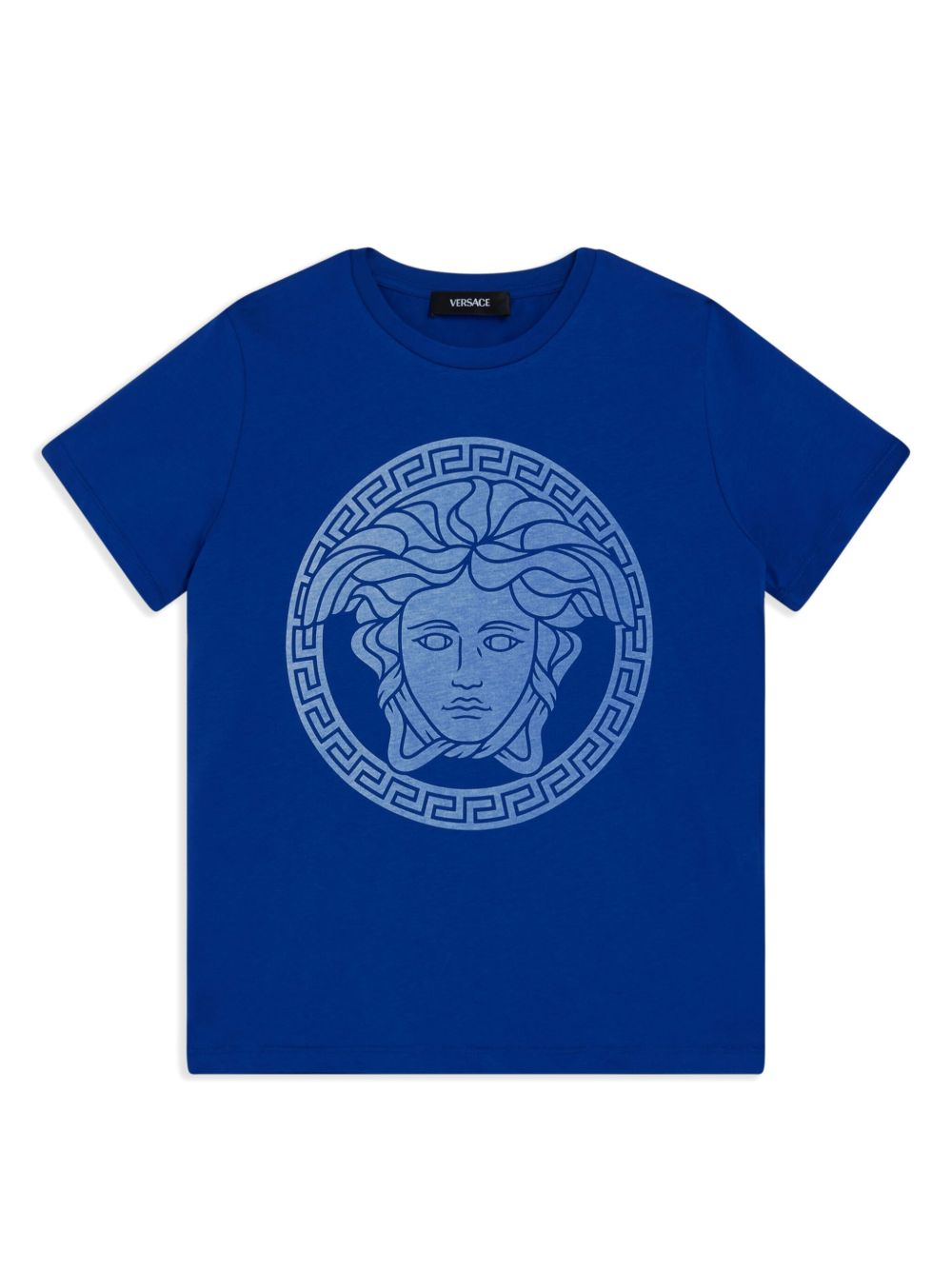 Versace Kids Medusa T恤 - 蓝色