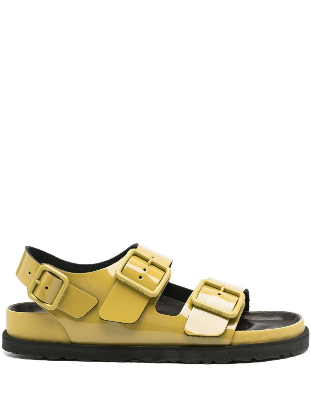 Birkenstock 皮质凉鞋 - 黄色