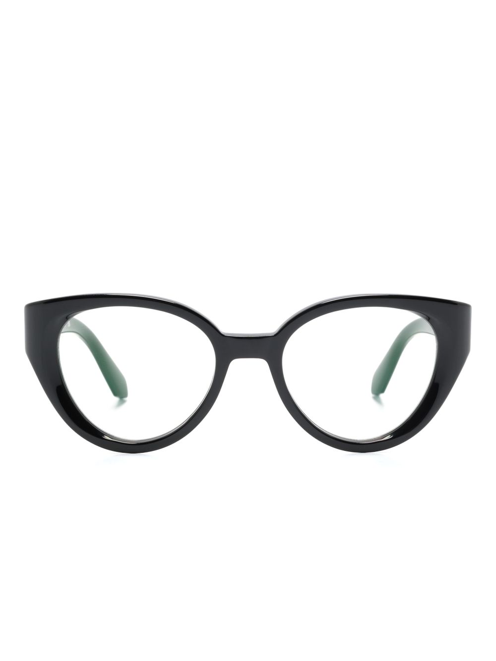Off-White Eyewear 猫眼框眼镜 - 黑色