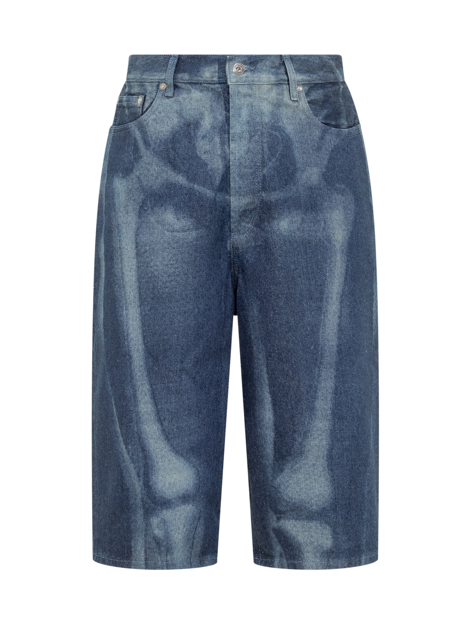 Off-White Body Scan Denim Shorts