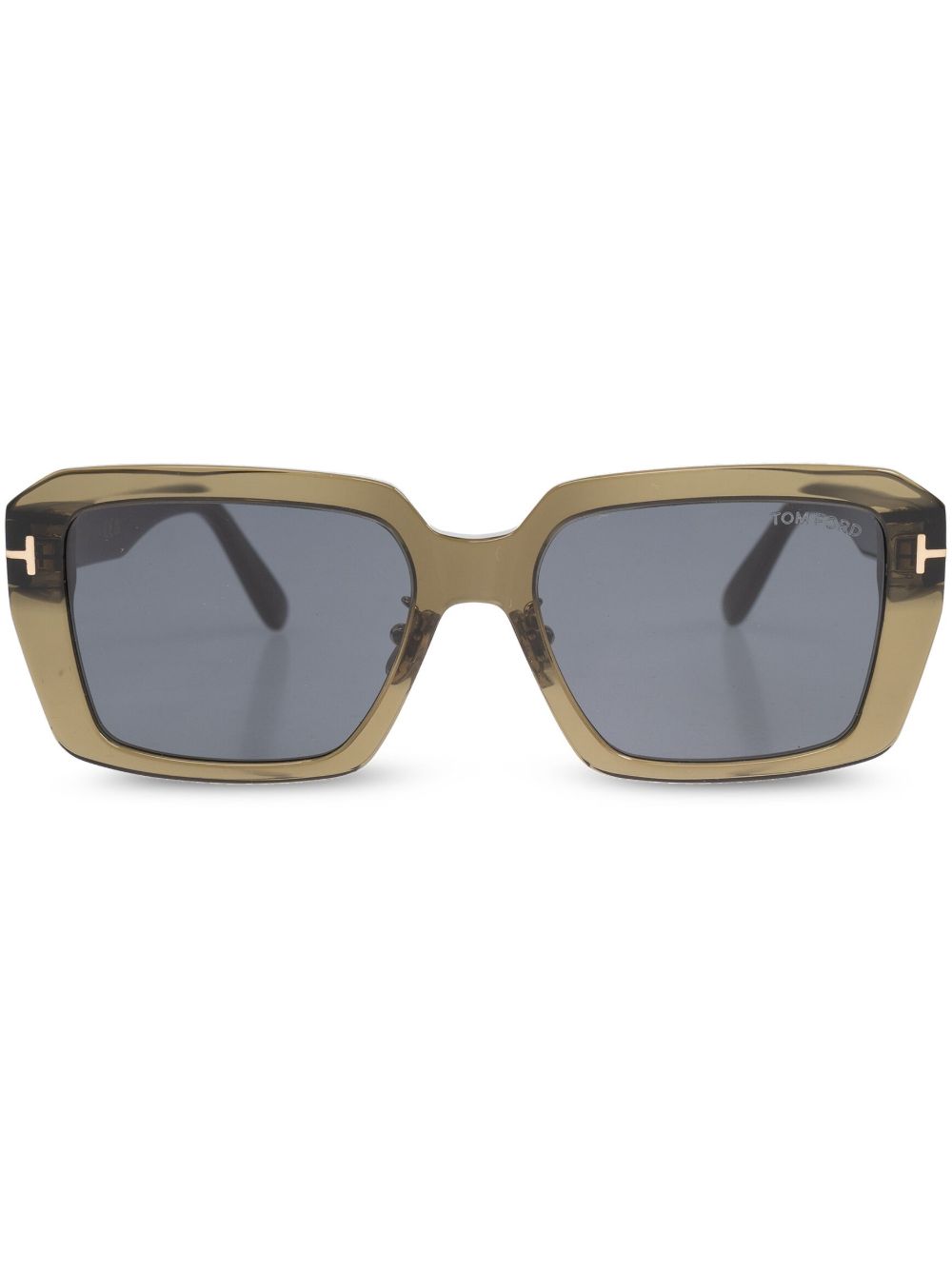 TOM FORD Eyewear 方框太阳眼镜 - 绿色
