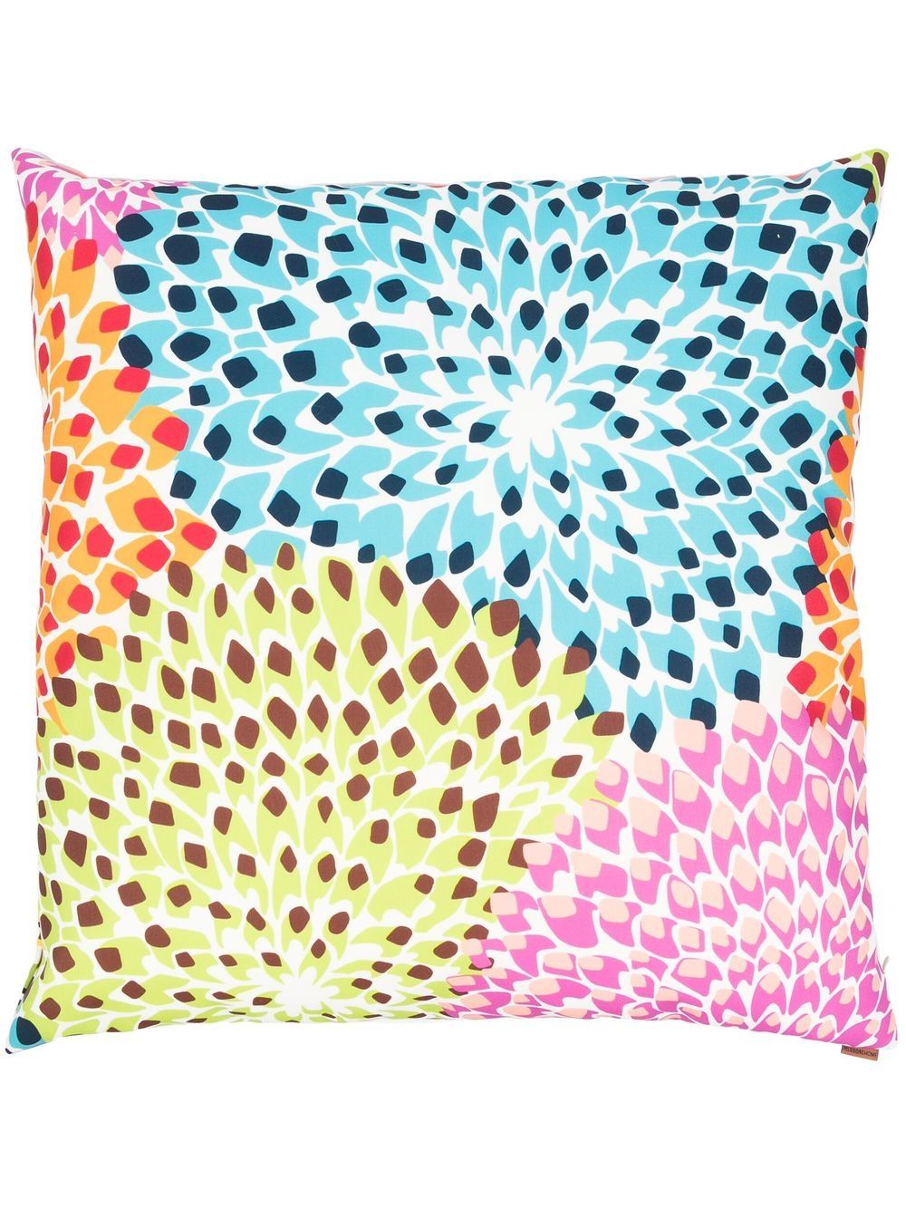 Missoni Home 花卉印花填充抱枕 - 绿色
