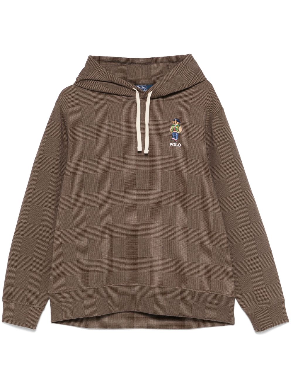 Polo Ralph Lauren 格纹连帽衫 - 褐色
