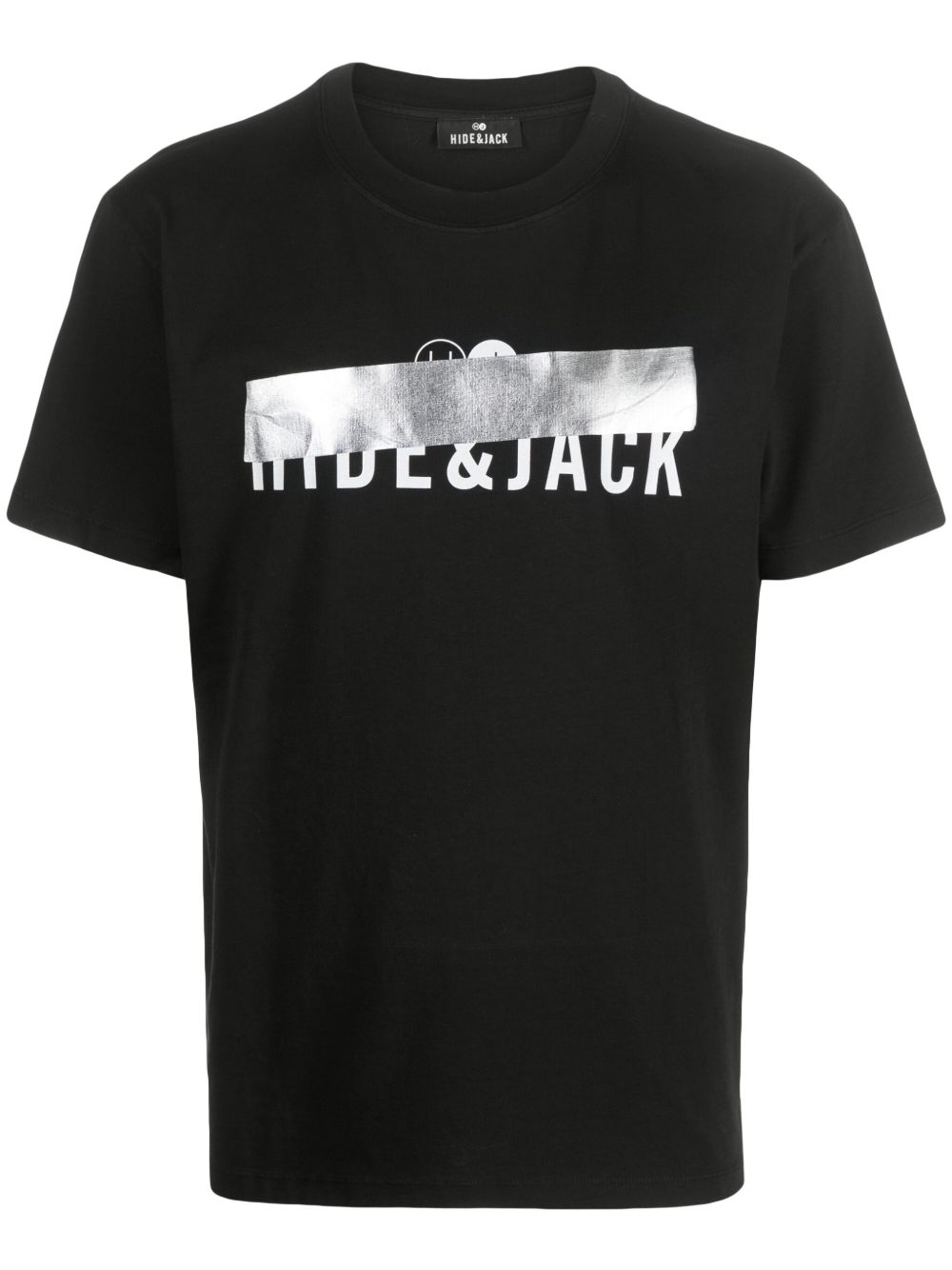 Hide&Jack logo印花T恤 - 黑色