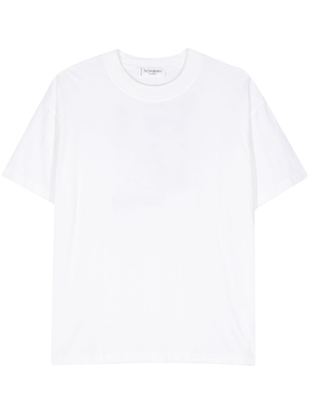 Saint Laurent Pre-Owned logo印花T恤（1997年代典藏款） - 白色